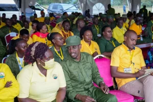 NRM Parliamentary Caucus during a 10-days mid-term government performance retreat, at the National Army Leadership Institute (NALI) in Kyankwanzi 