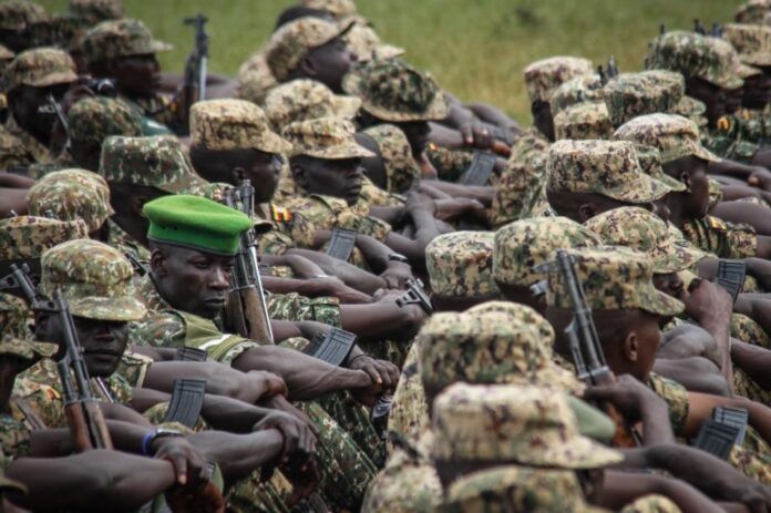 UgandaSoldiers in operation shujaa