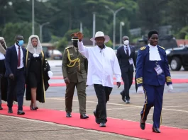 President Yoweri Kaguta Museveni at Kololo Independence Grounds