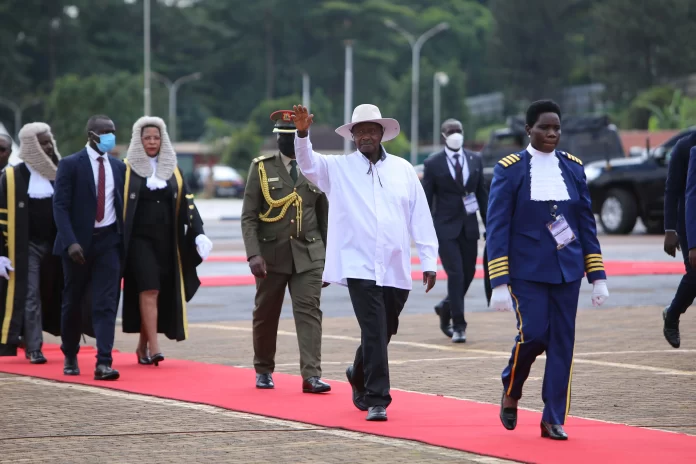 President Yoweri Kaguta Museveni at Kololo Independence Grounds