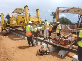 The contractor begins works