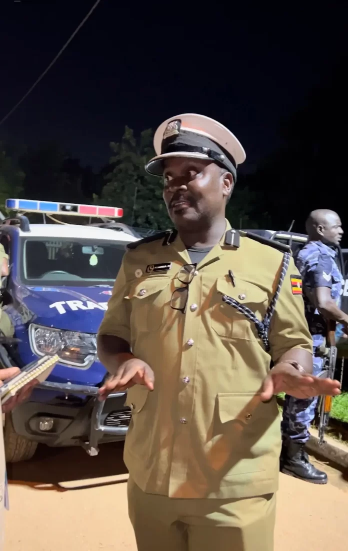 SSP Nsereko Kawuma, the Kampala Metropolitan Police Traffic commander