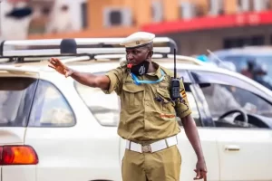 A traffic Police officer