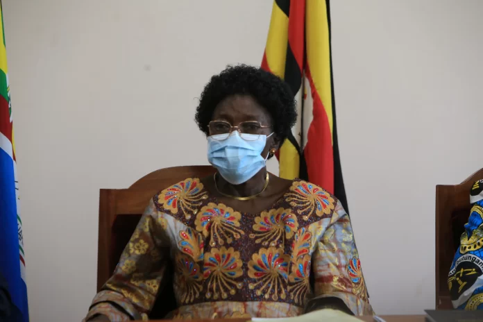 Hon. Rebecca Alitwala Kadaga, the first Deputy Prime Minister and also the Minister for East African Affairs