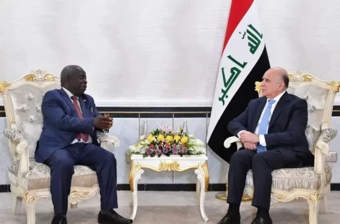 Iraq Foreign Affairs Minister and Ugandan Envoy