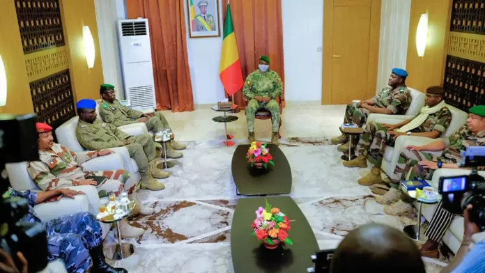 Nigerian military delegation in Mali