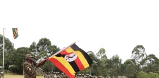 UPDF FLAGS OFF BATTLE GROUP XLVII FOR SOMALIA MISSION