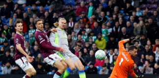 MANCHESTER CITY RETURN TO SUMMIT AFTER HAALAND STRIKE AS TITLE RACE WITH ARSENAL HITS RAZOR EDGE