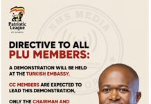 PLU’s Daudi Kabanda Declares Turkish Embassy Protest, Warns Leaders Against Missing Demonstration