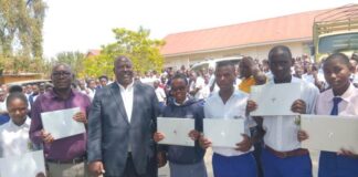Kajara MP Champions Digital Learning, Donates 20 Laptops to Boost ICT Education in Ntungamo Schools