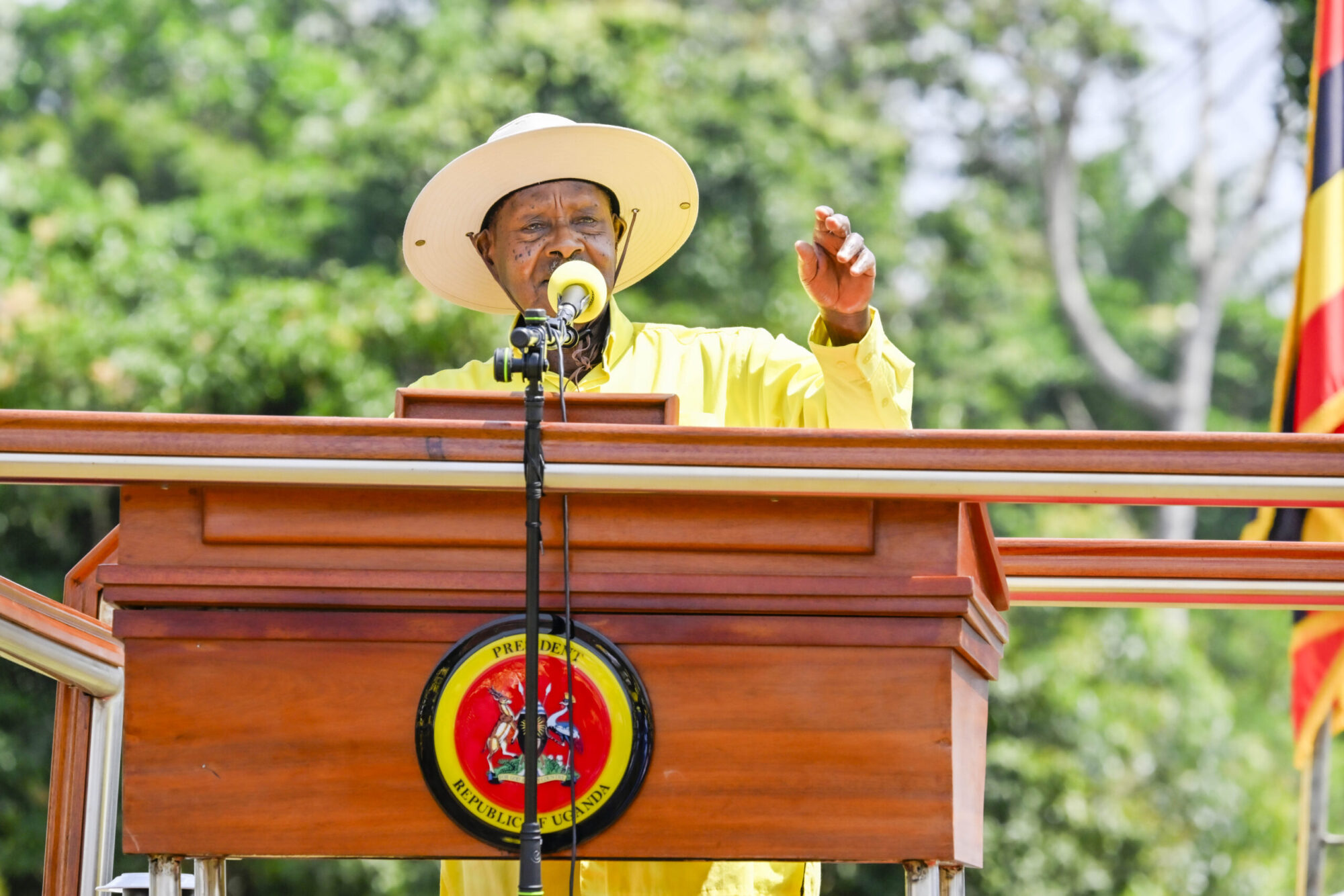 MUSEVENI UNVEILS FERRY EXPANSION, HOSPITAL AND ELECTRIFICATION PLANS FOR KALANGALA AS HE CAMPAIGNS FOR NABAYIGA